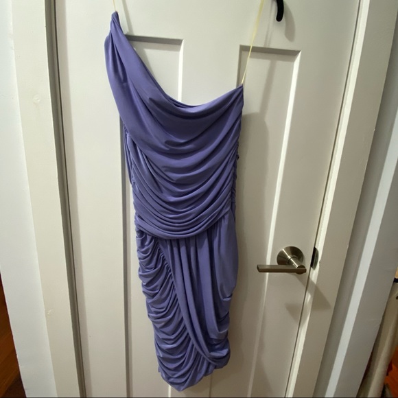 Soprano ruched one shoulder cocktail dress - Picture 2 of 5